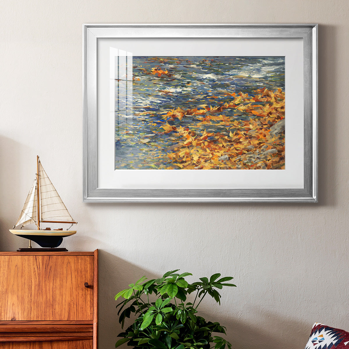 Autumn Creek Premium Framed Print - Ready to Hang
