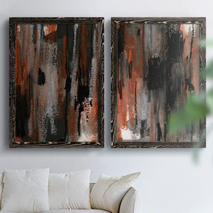 Loft Pastel VII - Barnwood Framed Canvas Set