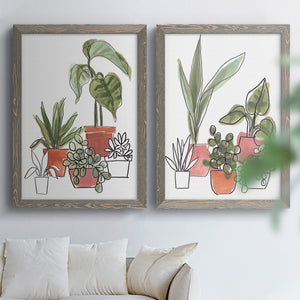 Home Grown I - Premium Framed Canvas 2 Piece Set - Ready to Hang