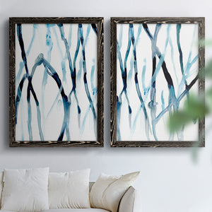 Runnel I - Barnwood Framed Canvas Set