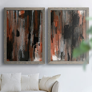 Loft Pastel VII - Barnwood Framed Canvas Set