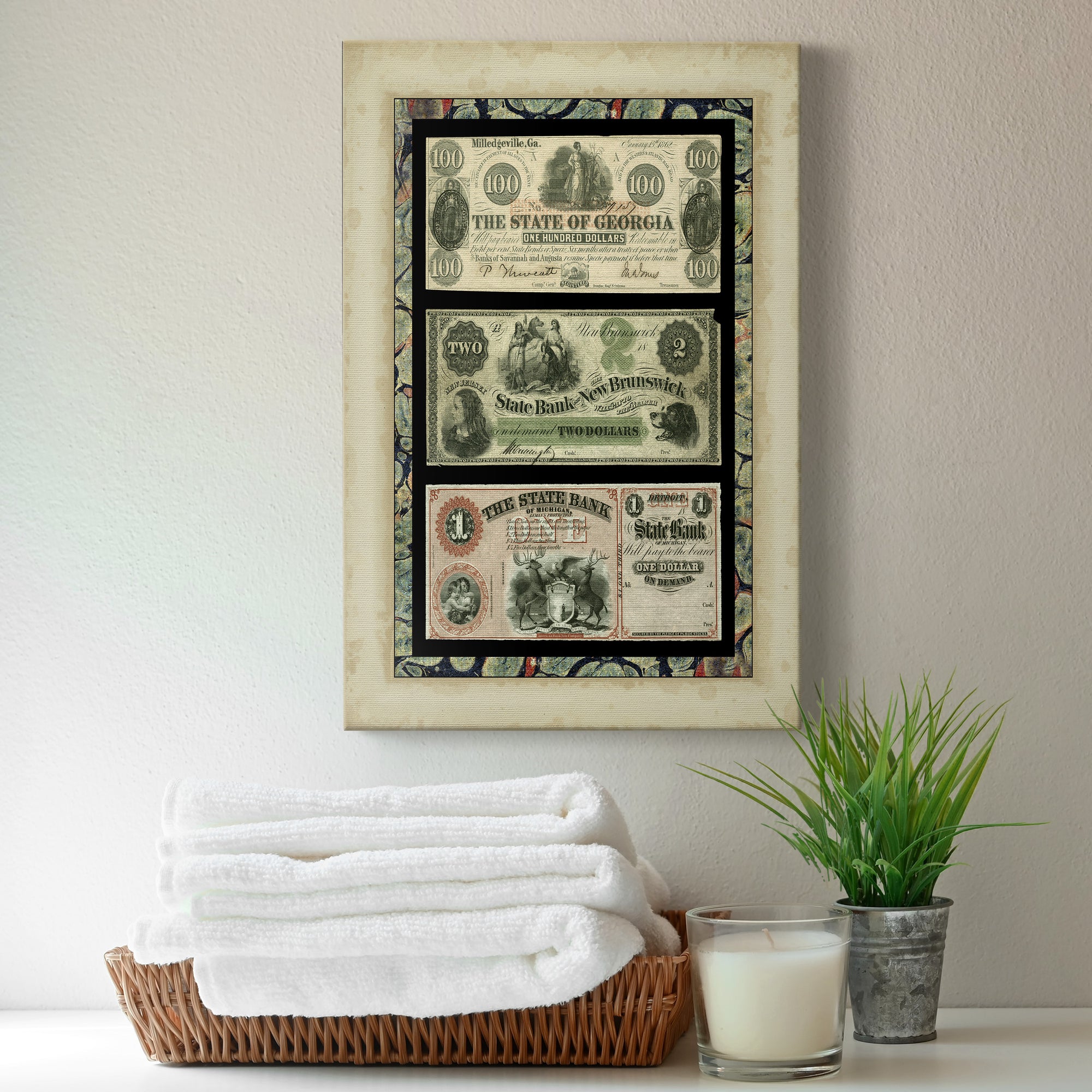 Money  Money  Money I Premium Gallery Wrapped Canvas - Ready to Hang