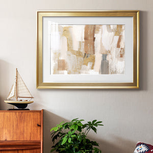 Gold Quartz I - Modern Framed Art Print