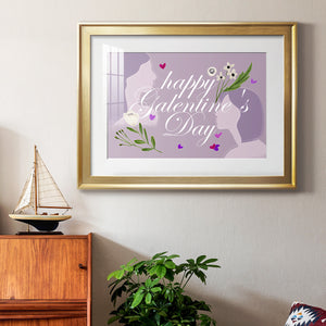 Happy Galentine's Day Collection A - Modern Framed Art Print