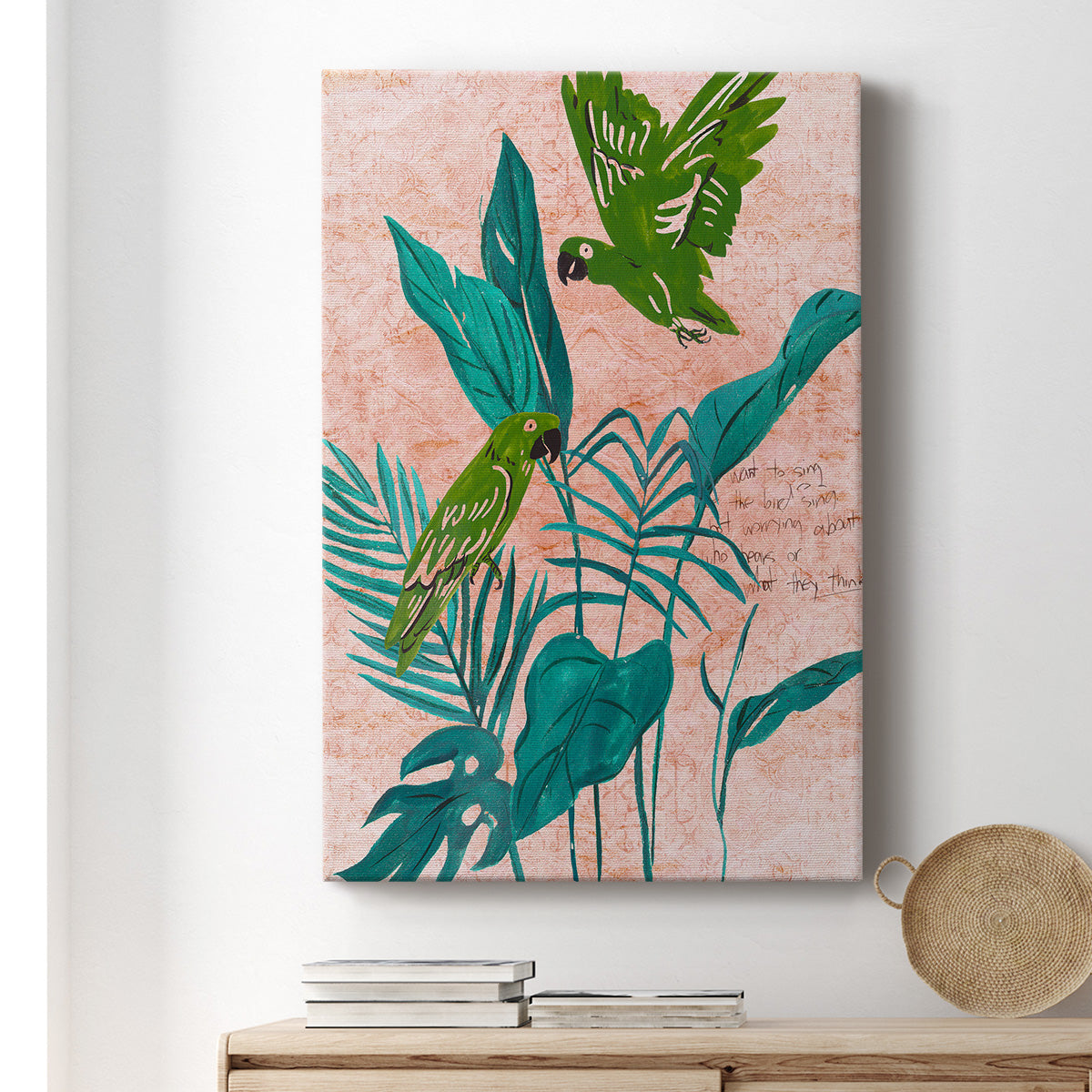 The Tropical Song II Premium Gallery Wrapped Canvas - Ready to Hang