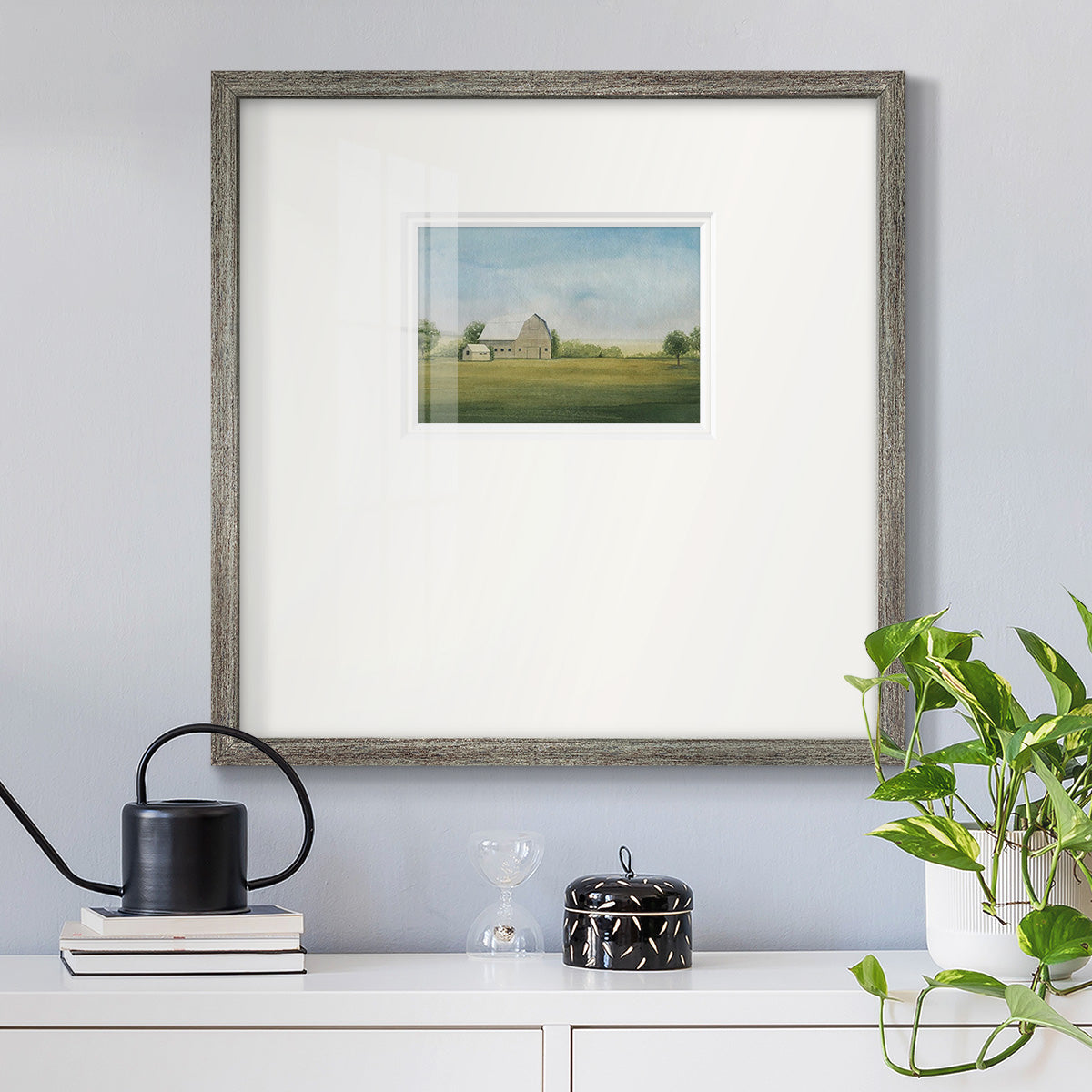 Grove Farm II Premium Framed Print Double Matboard