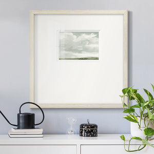 Gray Stone Sky III Premium Framed Print Double Matboard