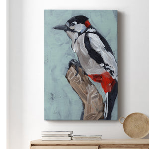 Woodpecker Paintstrokes I - Canvas Art Print
