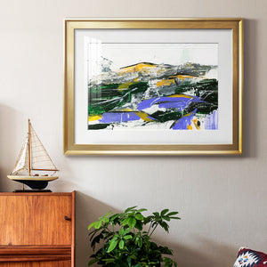 Silent Mountain II - Modern Framed Art Print