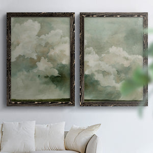 Coming Rain I - Barnwood Framed Canvas Set