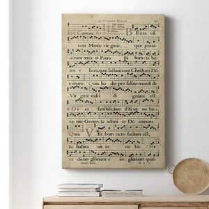 Vellum Songbook IV - Canvas Art Print