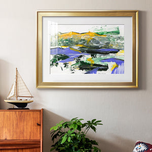 Silent Mountain III - Modern Framed Art Print