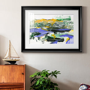 Silent Mountain III - Modern Framed Art Print