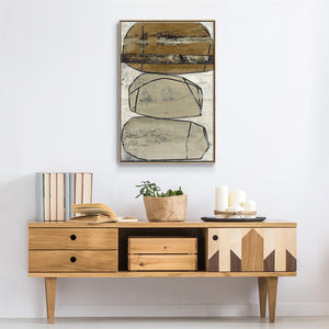 Dim Sum I - Framed Premium Gallery Wrapped Canvas L Frame - Ready to Hang