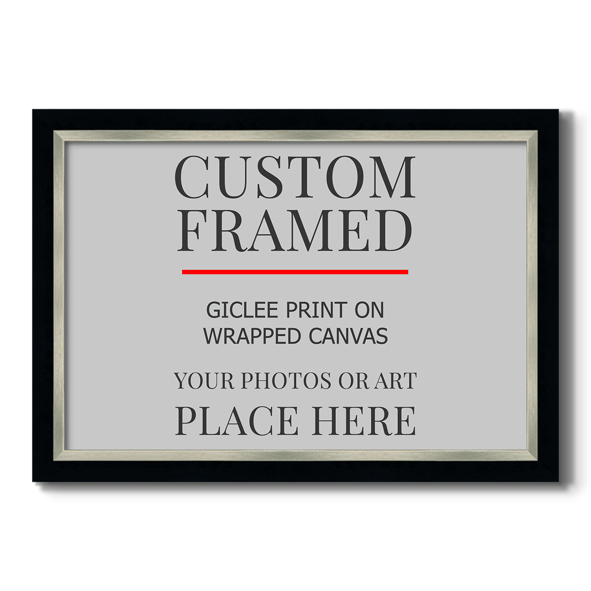 Custom Frame Shop Canvas