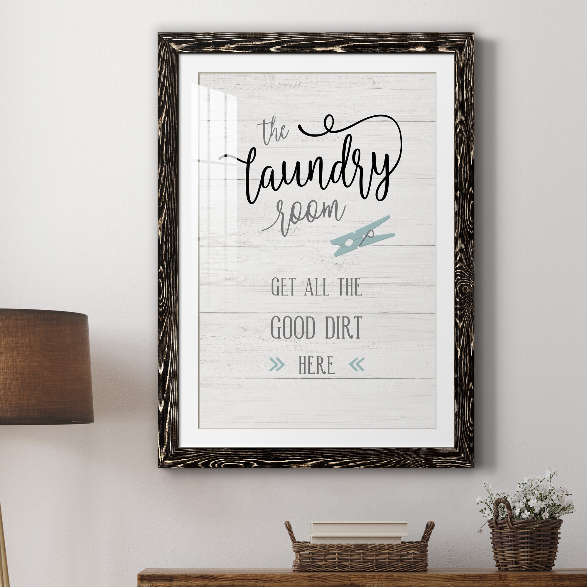 Good Dirt - Premium Framed Print - Distressed Barnwood Frame - Ready to Hang