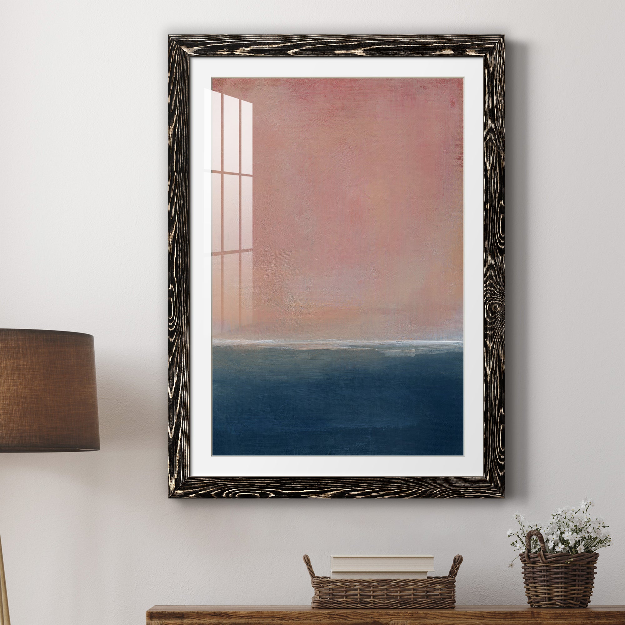 Sunset - Premium Framed Print - Distressed Barnwood Frame - Ready to Hang