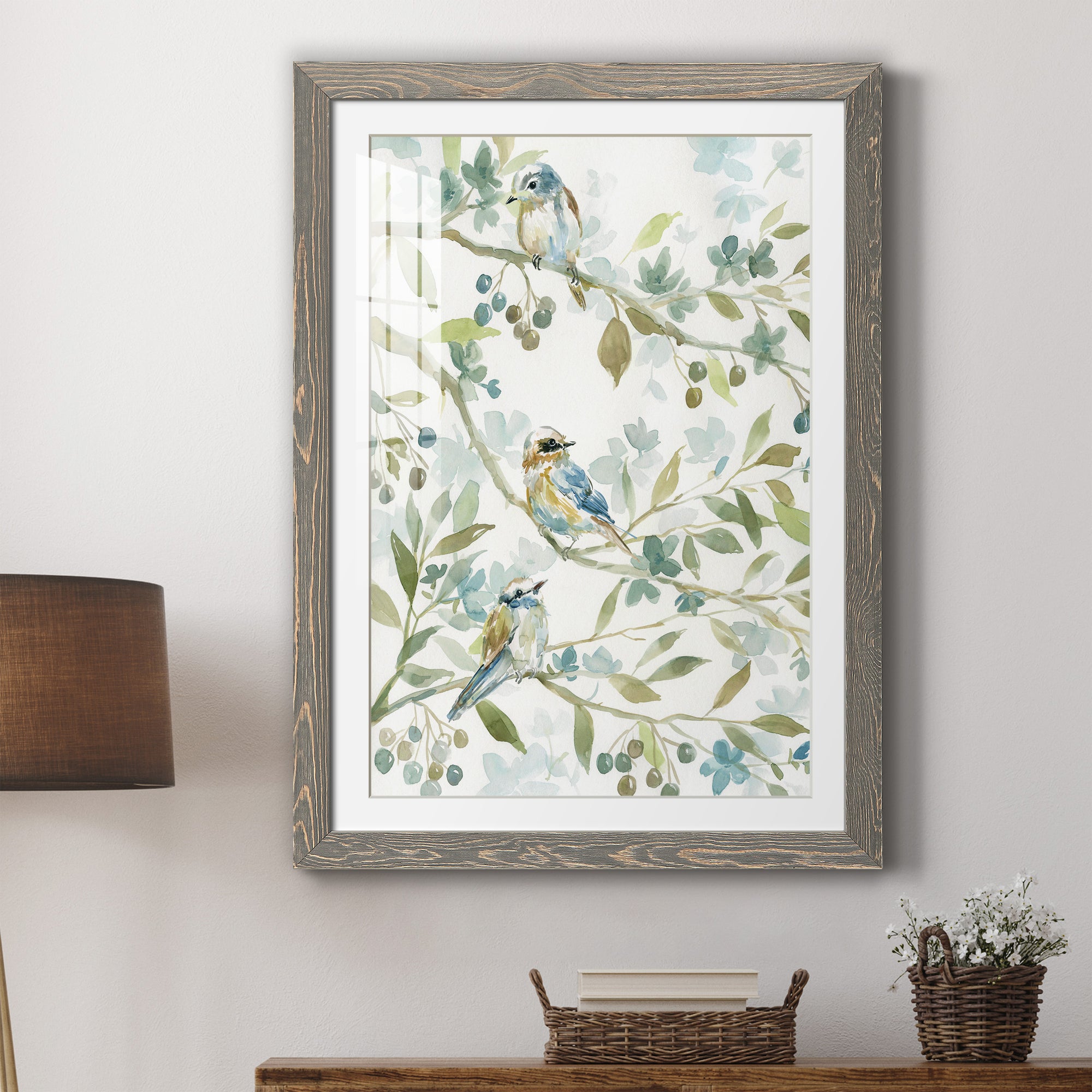 Spring Beginnings - Barnwood Framed Art Print