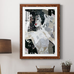 Runway Star - Barnwood Framed Art Print