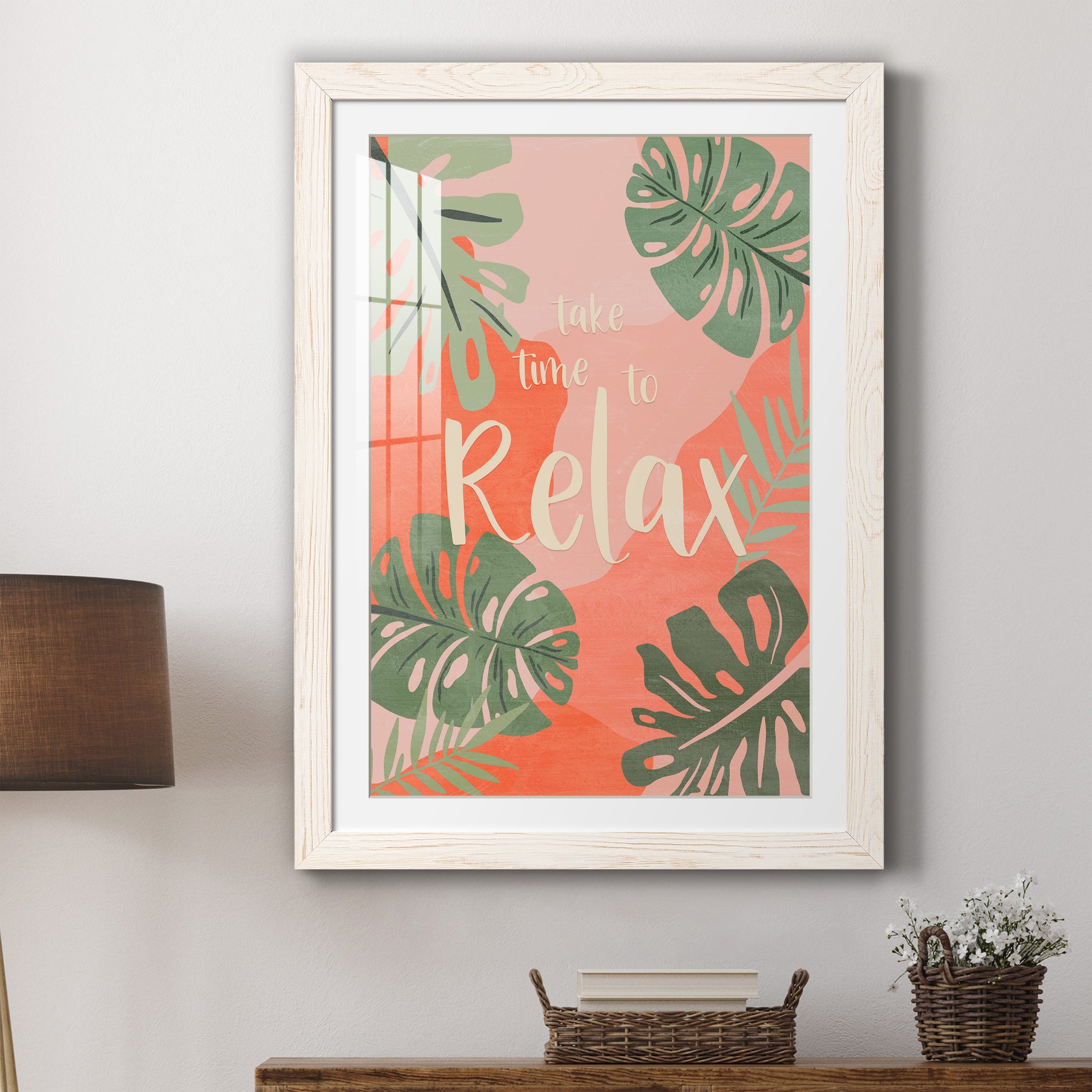 Take Time - Premium Framed Print - Distressed Barnwood Frame - Ready to Hang