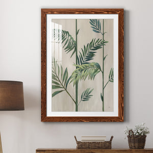 Modern Fronds II - Barnwood Framed Art Print