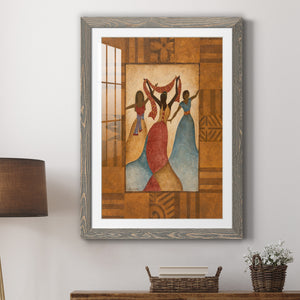 Rhythm - Barnwood Framed Art Print