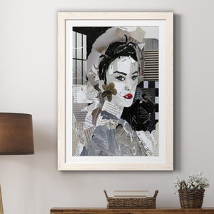 Runway Pause - Barnwood Framed Art Print