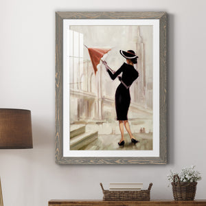 Hello, New York - Barnwood Framed Art Print