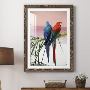 Palm Parrots - Barnwood