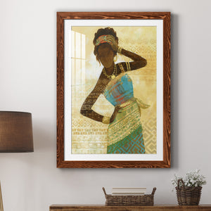 Tribal Vision II - Barnwood Framed Art Print