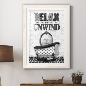 Relax and Unwind - Barnwood Framed Art Print