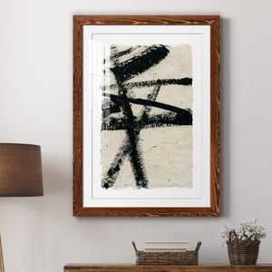 Lines Crossed III - Premium Framed Print - Distressed Barnwood Frame - Ready to Hang