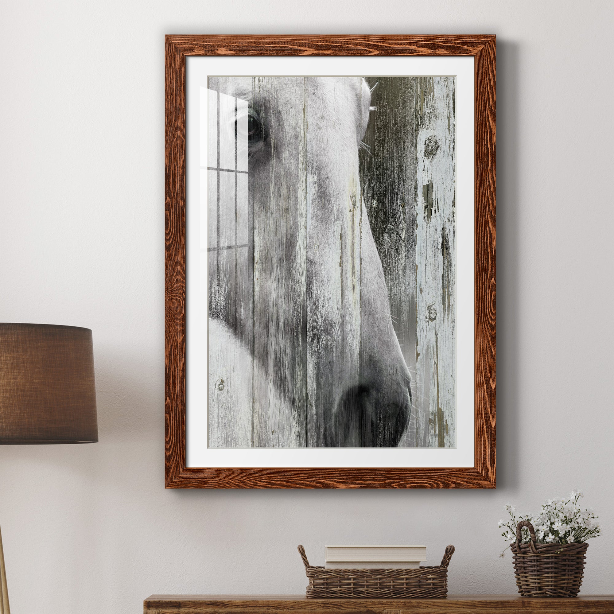 Contemplation - Premium Framed Print - Distressed Barnwood Frame - Ready to Hang