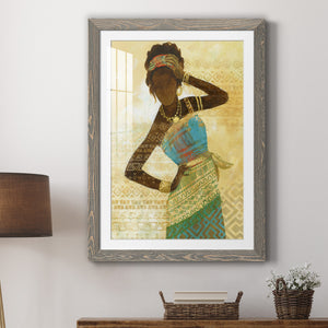 Tribal Vision II - Barnwood Framed Art Print
