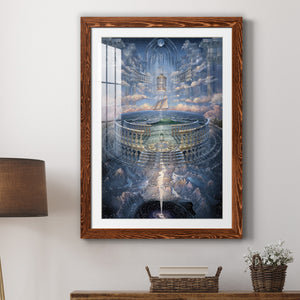 Solace II - Barnwood Framed Art Print