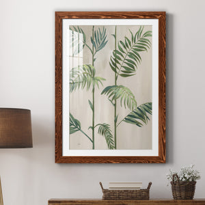 Modern Fronds I - Barnwood Framed Art Print