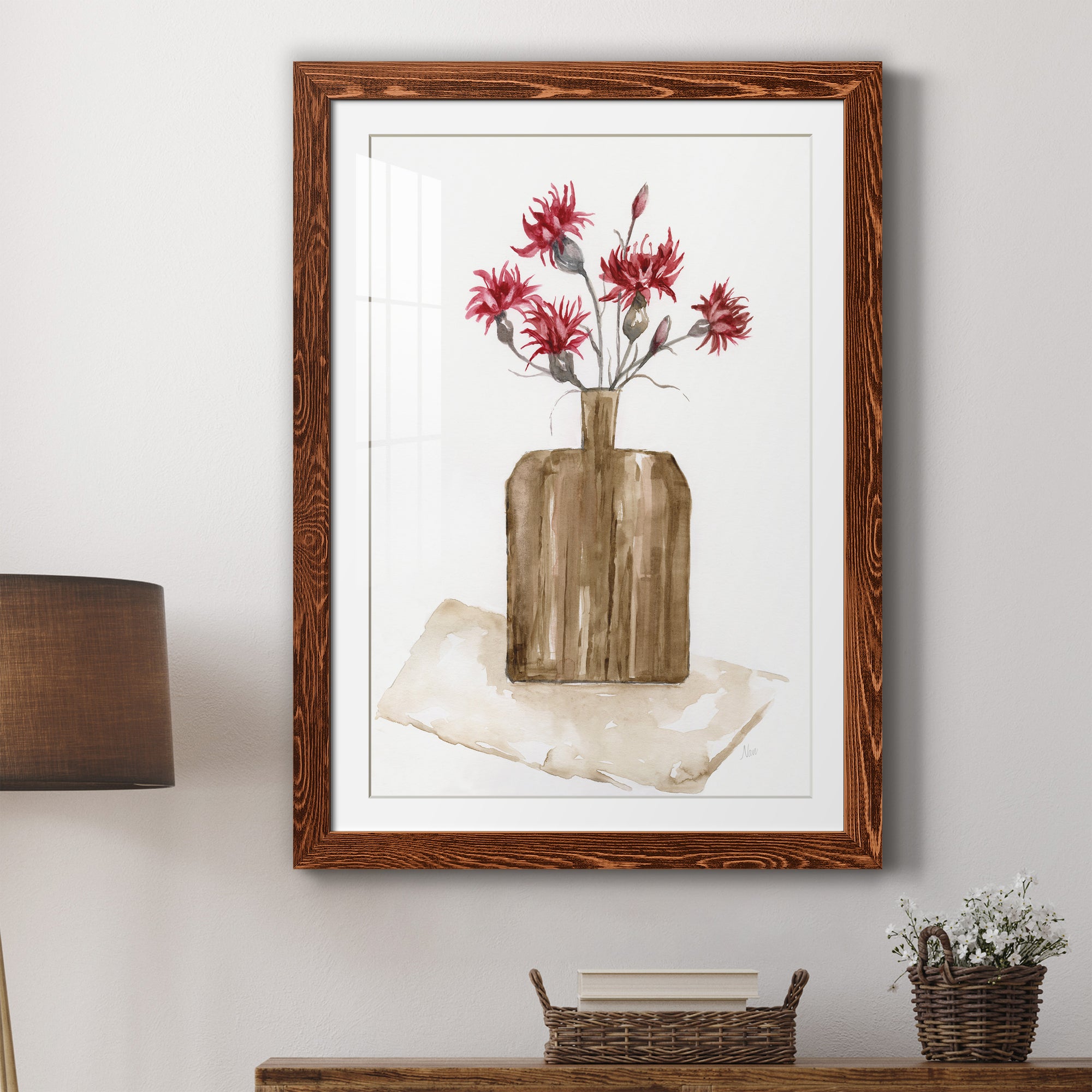 Simply Country I - Barnwood Framed Art Print
