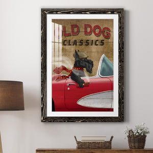 Old Dog Classics - Premium Framed Print - Distressed Barnwood Frame - Ready to Hang