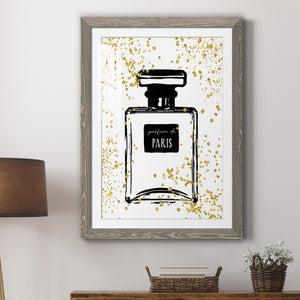 Glitter Perfume I - Barnwood Framed Art Print