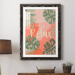 Take Time - Premium Framed Print - Distressed Barnwood Frame - Ready to Hang