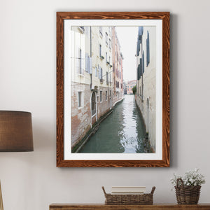 Venice Canal II - Premium Framed Print - Distressed Barnwood Frame - Ready to Hang