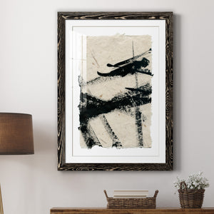 Lines Crossed II - Premium Framed Print - Distressed Barnwood Frame - Ready to Hang