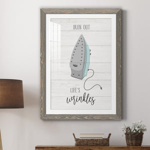 Iron Out - Premium Framed Print - Distressed Barnwood Frame - Ready to Hang