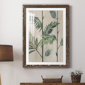 Modern Fronds II - Barnwood Framed Art Print