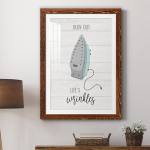 Iron Out - Premium Framed Print - Distressed Barnwood Frame - Ready to Hang