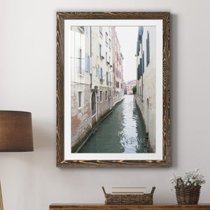 Venice Canal II - Premium Framed Print - Distressed Barnwood Frame - Ready to Hang