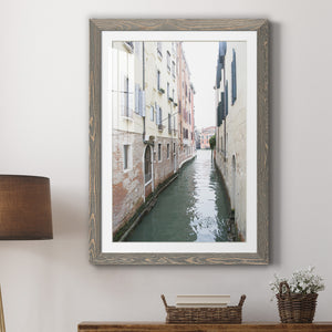 Venice Canal II - Premium Framed Print - Distressed Barnwood Frame - Ready to Hang