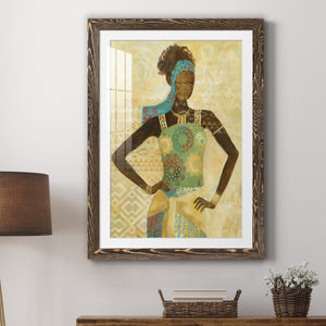 Tribal Vision I - Barnwood Framed Art Print