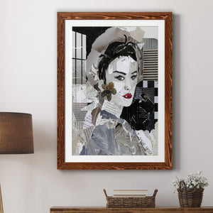 Runway Pause - Barnwood Framed Art Print