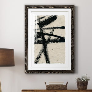 Lines Crossed III - Premium Framed Print - Distressed Barnwood Frame - Ready to Hang